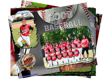 youth sports digital photo composite