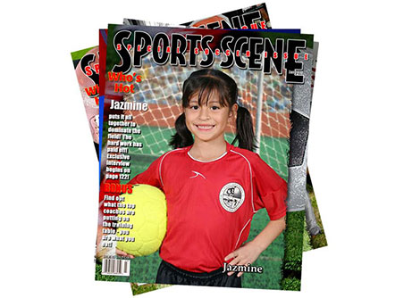 youth sports photo magazine cover